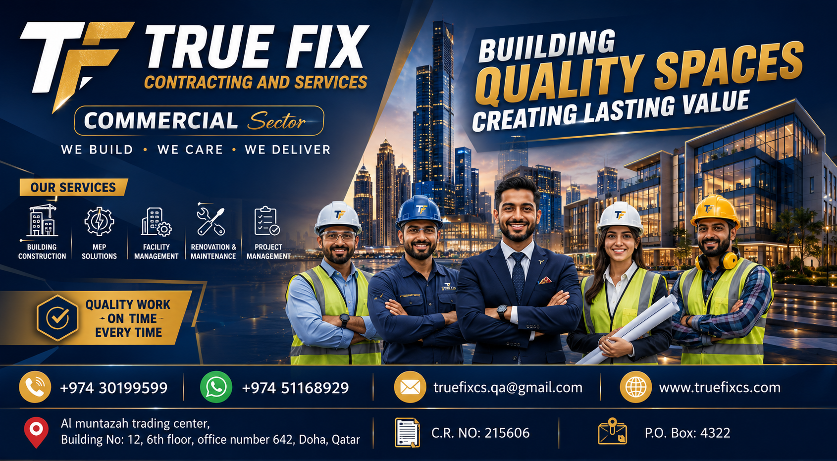 TRUE FIX CONTRACTING AND SERVICES – COMMERCIAL SECTOR